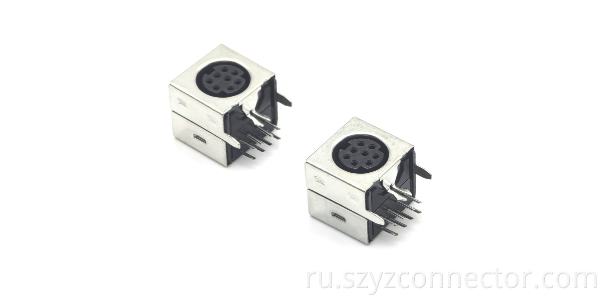 MDC Micro Terminal Female Right Angle DIP 2*4P